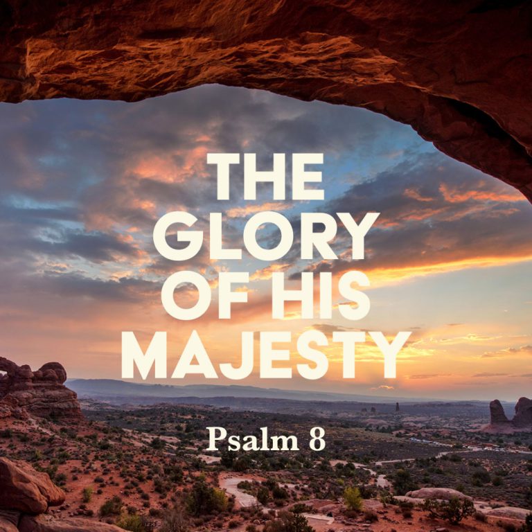 Psalm 8 The Glory of His Majesty! God Centered Life