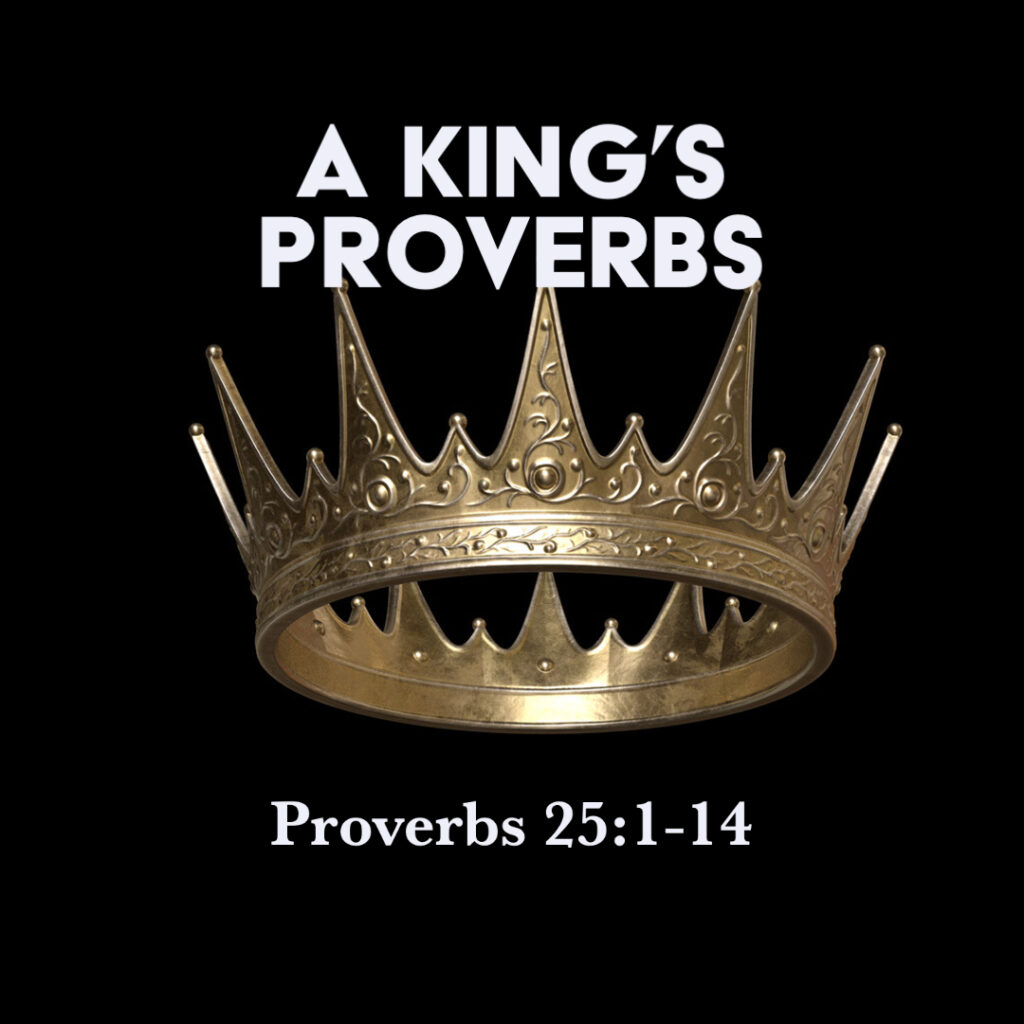 Proverbs 25 1 14 A King s Proverbs God Centered Life